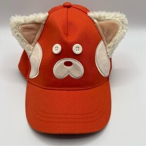 Disney Pixar Mei Mei Turning Red‎ Panda Youth Size Baseball Cap Adjustable EUC